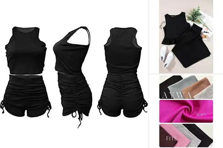 Detailed view of Best Black Two Piece Outfits