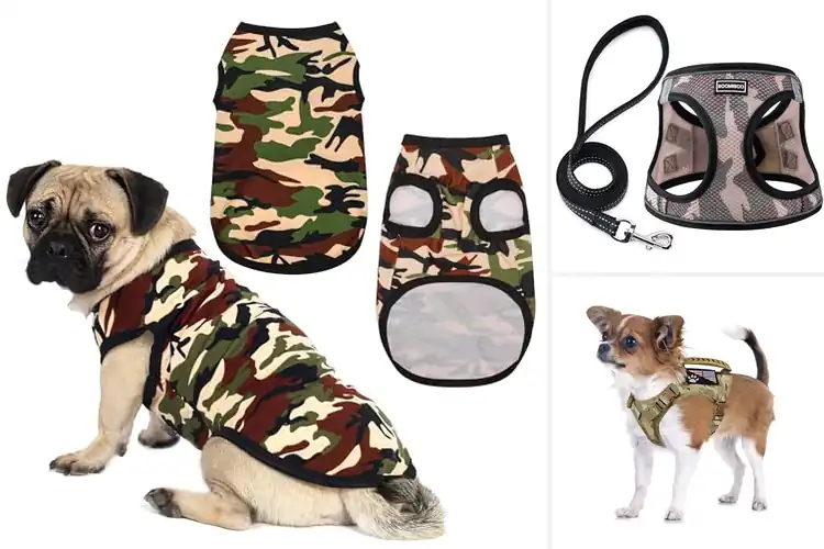 Detailed view of Best Camouflage Dog Vest For Small Breeds