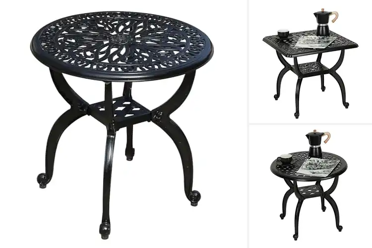 Detailed view of Best Cast Aluminum Tables