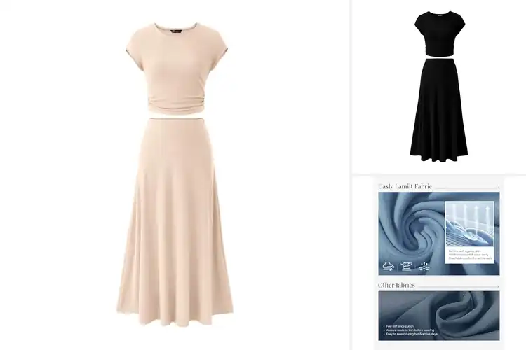 Detailed view of Best Casual Midi Skirt Sets