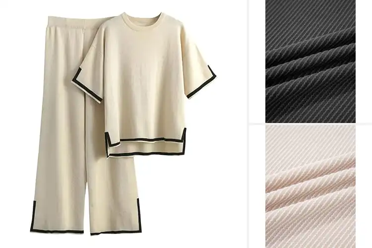 Detailed view of Best Chic Knit Two Piece Sets