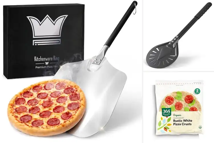 Detailed view of Best Crispy Crust Pizza Peels