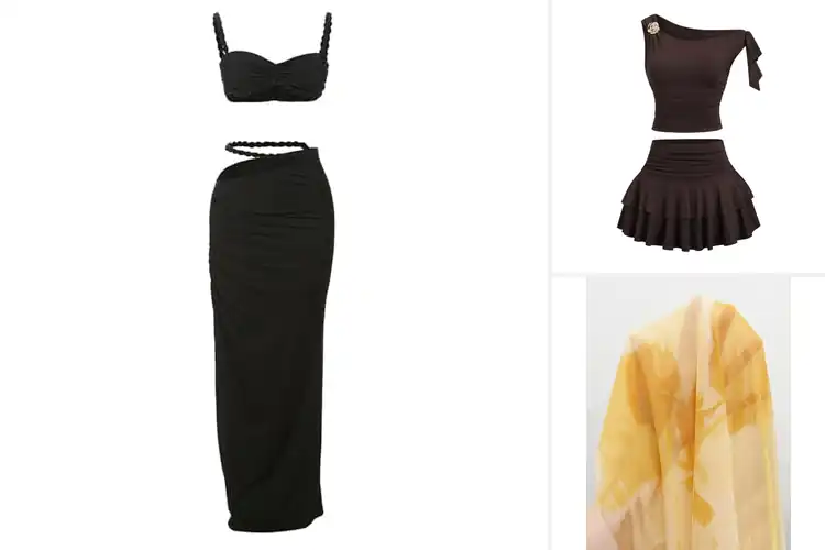 Detailed view of Best Date Night Skirt Top Sets