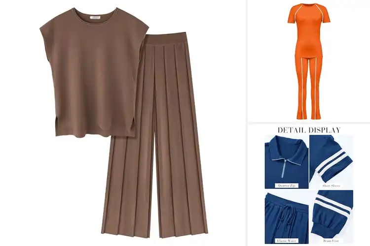 Detailed view of Best Easy Care Two Piece Outfits: 6 Comfy & Stylish Sets