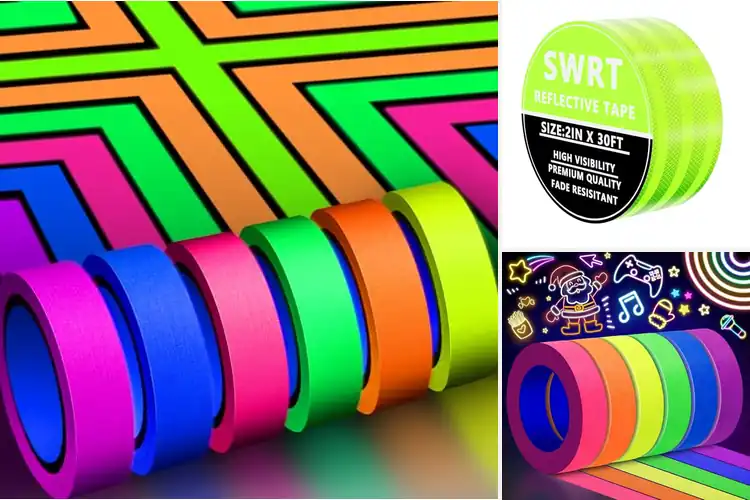 Detailed view of Best Fluorescent Tapes