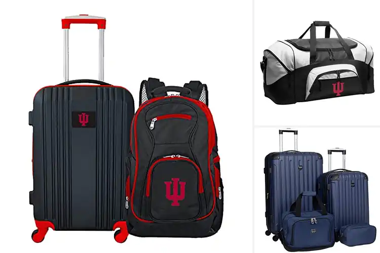 Detailed view of Best Indiana University Luggage Sets