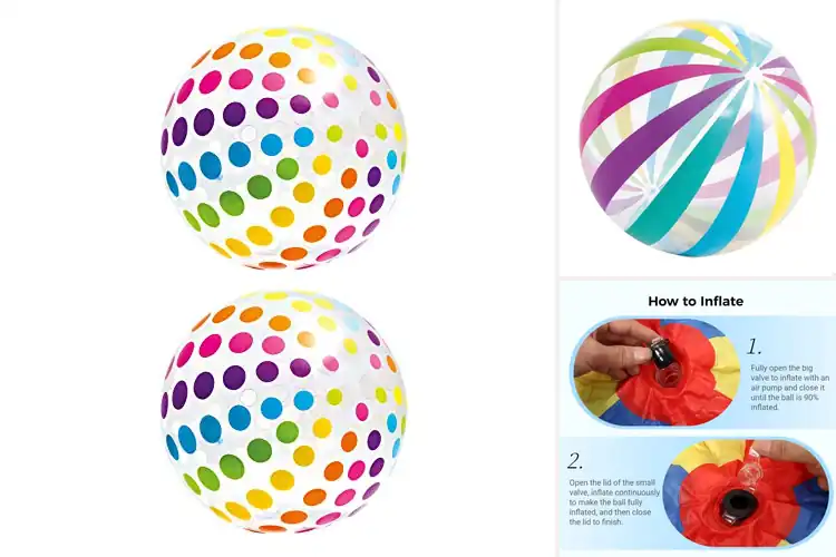 Detailed view of Best Large Inflatable Balls