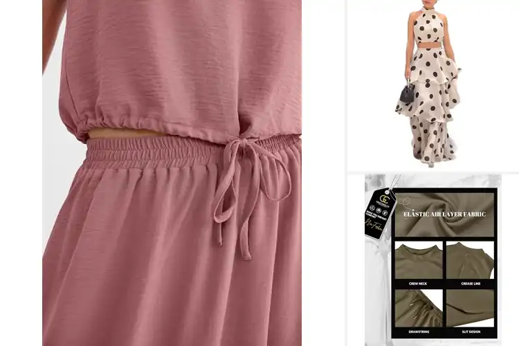 Detailed view of Best Maxi Skirt Sets For Women: 7 Top Picks for Summer Style