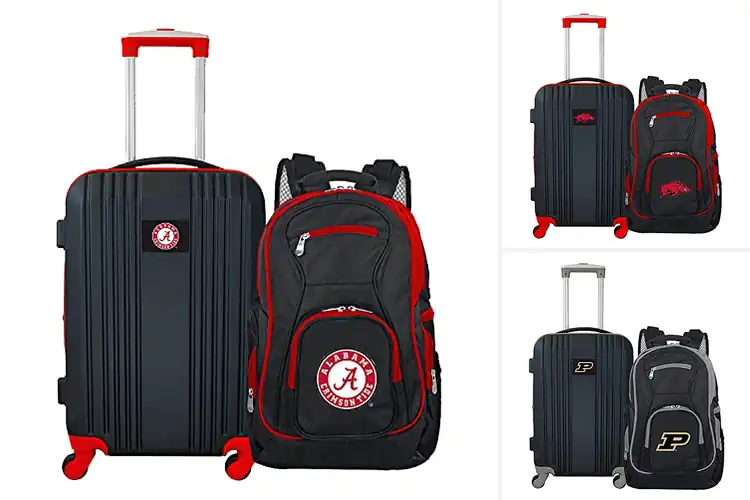 Detailed view of Best NCAA College Luggage Sets