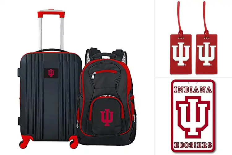 Detailed view of Best NCAA Licensed Hoosiers Luggage