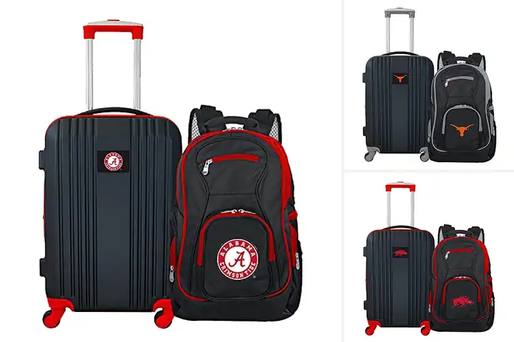 Detailed view of Best NCAA Team Luggage Sets