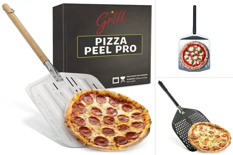 Detailed view of Best Perforated Pizza Paddles