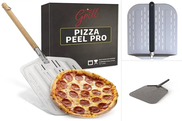 Detailed view of Best Perforated Pizza Peels