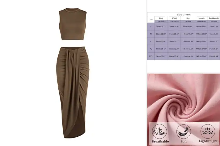 Detailed view of Best Sleeveless Maxi Sets: 6 Chic, Versatile Summer Outfits