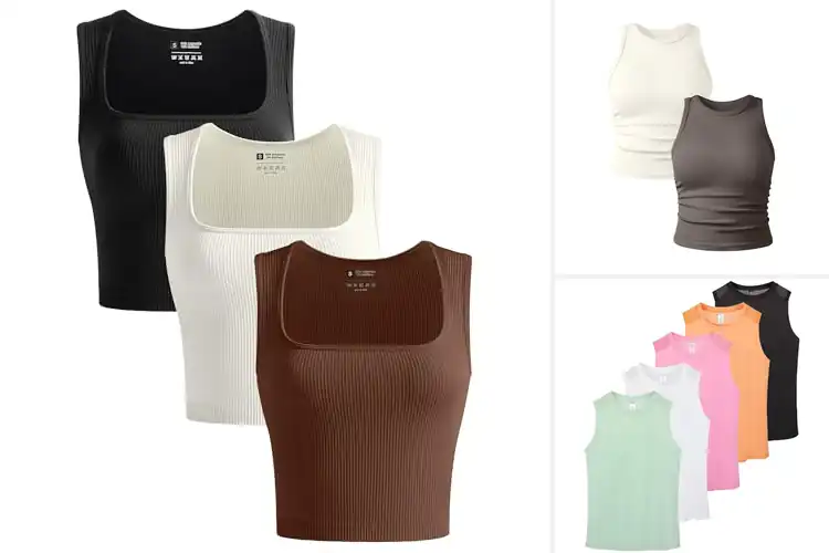 Detailed view of Best Sleeveless Tops Sets