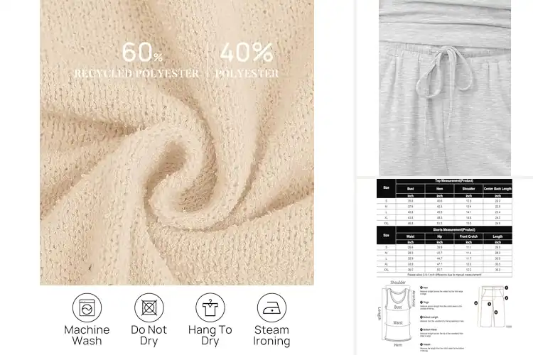 Detailed view of Best Sleeveless Two Piece Sets: 7 Chic Summer Essentials
