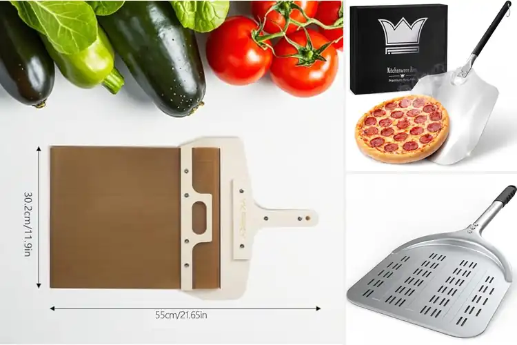 Detailed view of Best Slidable Pizza Peel For Crispy Bottom