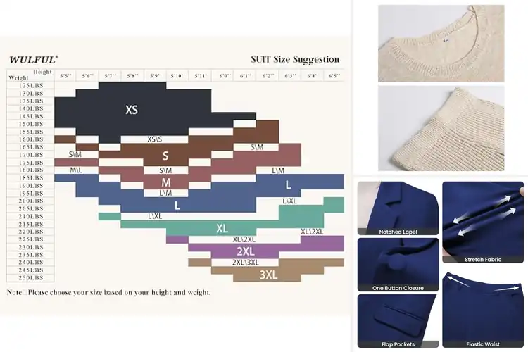 Detailed view of Best Slim Fit Two Piece Sets