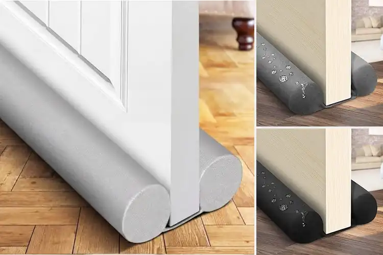Detailed view of Best Twin Door Draft Stoppers: Keep Your Home Warm & Cozy