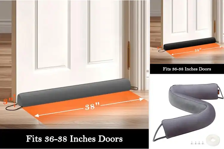 Detailed view of Best Washable Draft Stoppers