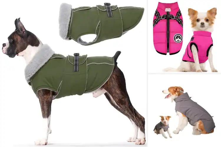 Detailed view of Best Winter Dog Vest Waterproof